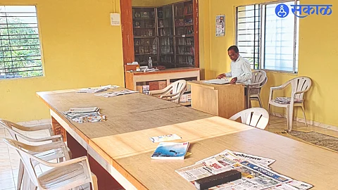 Pimpalgaon Baswant-The library is a bit dry due to lack of regular readers.