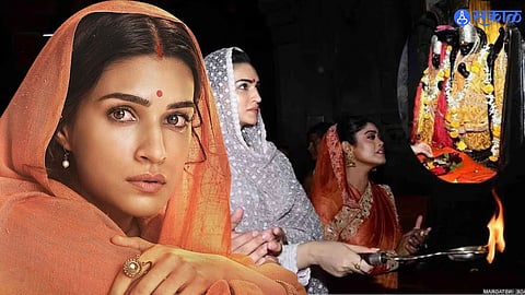 Kriti Sanon At Sita Gufa Mandir