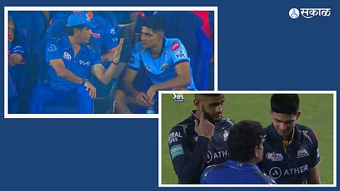 Shubman Gill and Sachin Tendulkar