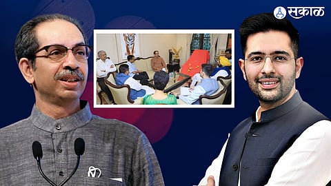 Raghav Chadha Meet Uddhav Thackeray CM Arvind Kejriwal Bhagwant