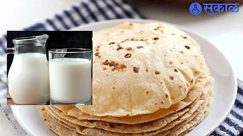 Roti with Milk Benefits