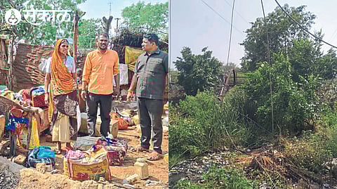 Unseasonal Rain Damage Stormy rain in Raver area damage to banana jalgaon news)
