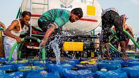 Water Supply Through Tankers