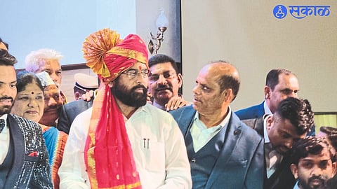 Kishor Darade with CM shinde