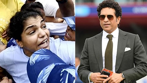 Wrestler Protest Sachin Tendulkar