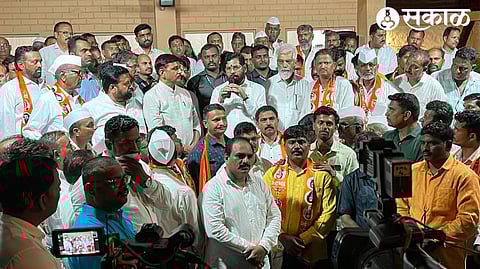 Dr Atmaram Kumbharde supporters enter into Shiv Sena nashik political news