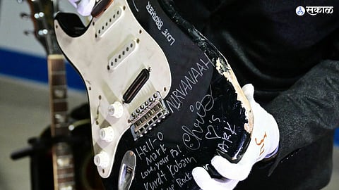 Broken Guitar of Kurt Cobain