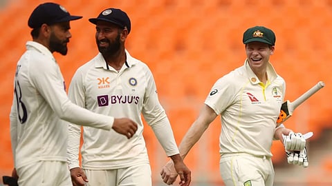 Cheteshwar Pujara Steve Smith