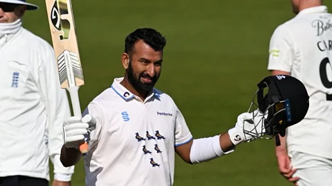 Cheteshwar Pujara Slams Third Century For Sussex in Four Matches Ahead of 2023 WTC Final