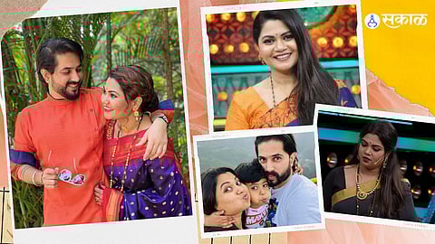 Maharashtrachi Hasyajatra fame namrata sambherao shared an emotional post for husband yogesh sambherao on 10th wedding anniversary