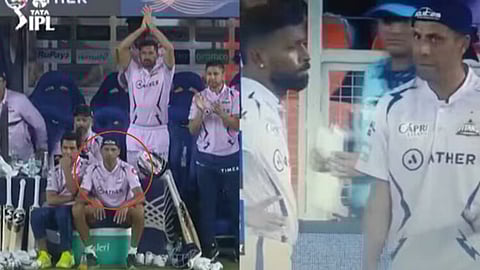 ipl 2023-ashish-nehra-did-not-celebrate-shubman-gill-century-feud-with-captain-hardik-pandya-gujarat-titans cricket news marathi kgm00