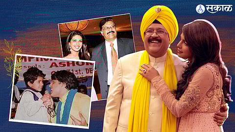 Priyanka Chopra with Father