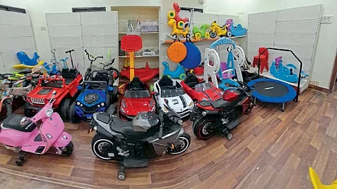 Rent a Toy startup Toys available on rent Electric toy cars bikes all kinds of toys