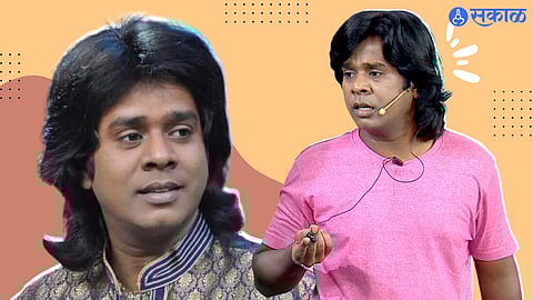 maharashtrachi hasya jatra fame Gaurav More honored with chhatrapati sambhaji maharaj gaurav purskar award