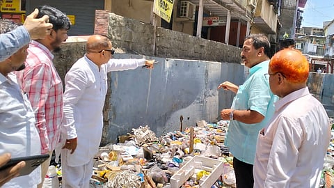 Naseem Khan allegation after inspection Mumbai flood due to lack of drainage