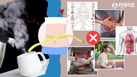 गरम पाणी पिण्याचे दुष्परिणाम