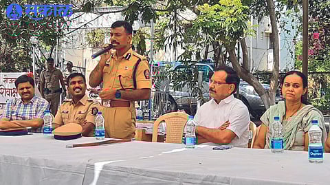 Speaking at the inauguration of the renovation of Sant Muktai Udyan in Police Colony Superintendent of Police M. rajkumar