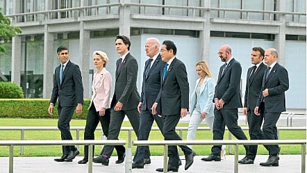 G-7 today decided toughen sanctions against Russia for waging war on Ukraine