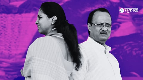 Ajit Pawar and Supriya Sule