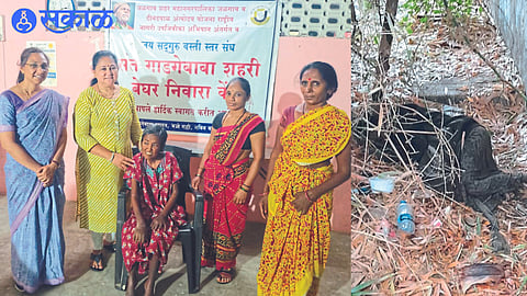 women helps Psychotic abandoned women jalgaon news