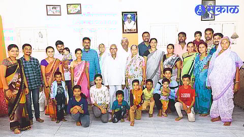 Paladhi (T.Jamner) whole family members including elders of Gore family.