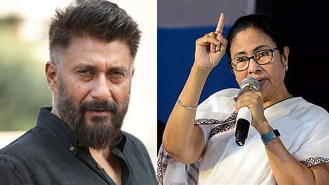 director Vivek Agnihotri and Mamata Banerjee