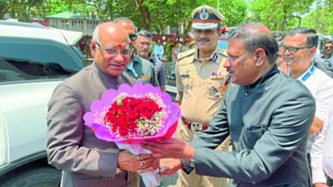 Governor Ramesh Bais arrived at RajBhavan Mahabaleshwar