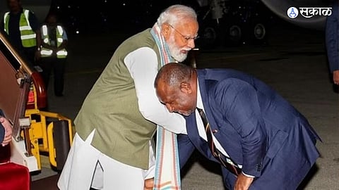 (Who is James Marape touched PM Modi feet Papua New Guinea