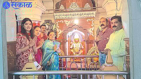 Mangalgrah Temple : मंगळग्रह मंदिरातील सोयीसुविधांनी अभिनेत्रीही भारावली...!