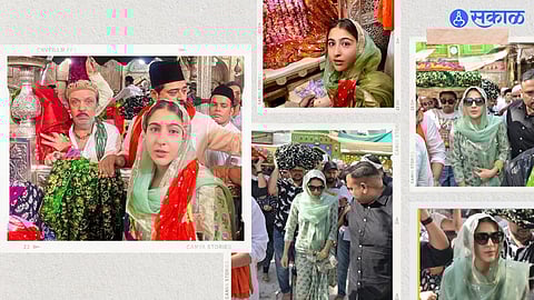 sara ali khan, sara ali khan at ajmer sharif darga. ajmer sharif darga
