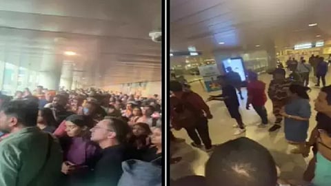 Mumbai Airport: 300हून अधिक प्रवाशी 12 तासांपासून अडकले! मुंबई एअरपोर्टवर प्रचंड गर्दी