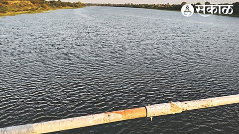 Reservoir now smoothed out by the continuous flow of water from the dam after the incident of dumping of chemicals in the riverbed.