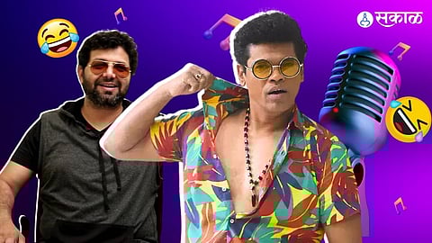 actor Siddharth Jadhav wrote funny song of apsara aali sung in khupte tithe gupte show viral video