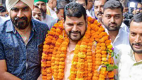 Wrestler Protest WFI Election