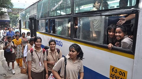 Free bus ride for women