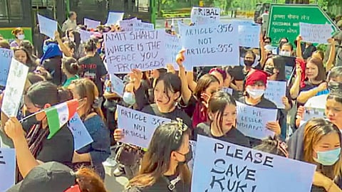 Manipur Violence continues Ambulance set on fire three killed crime