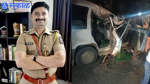 Assistant Police Inspector dies in an accident nashik accident news