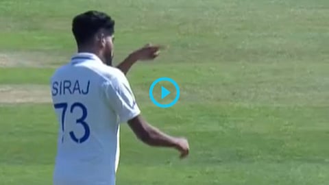 Mohammed Siraj Steve Smith Banter