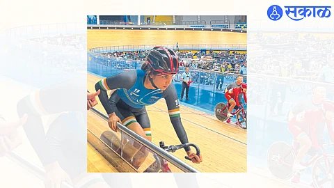 Asian Track Cycling Competition Shia Lalwani came 4th nashik new