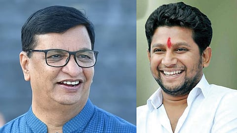 Balasaheb Thorat and Sujay Vikhe Patil