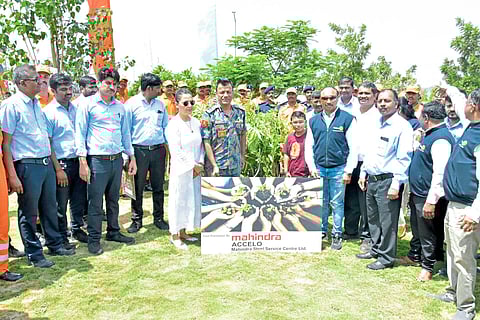 ‘रोटरी सिटी’तर्फे एनडीआरएफ केंद्रात वृक्षारोपण