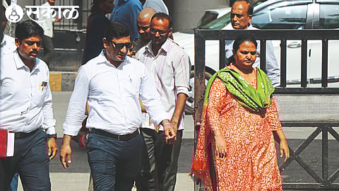 Mrs. Dhangar's stay in police custody has been extended by another day.