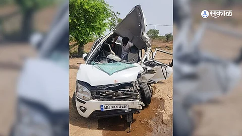 Accidental death of famous rangoli artist Yuvraj Behre of Gadchiroli