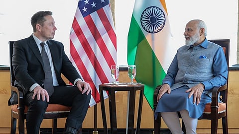 PM Modi Met Elon Musk