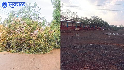 Malegaon and Deola talukas of district rain on 9 june nashik news