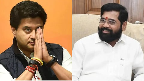 BJP jyotiraditya scindia on kolhapur loksabha seat Eknath shinde shivsena Politics
