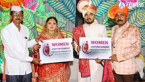 Navdapantya unveiling his company logo