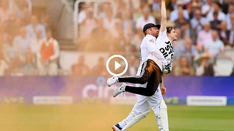 Jonny Bairstow Oil Protestors