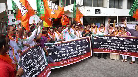 BJP Agitation