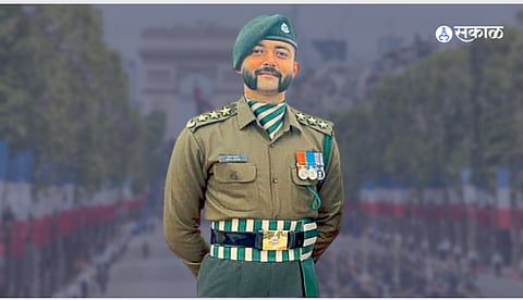 Bastille Day 14 july Aman Jagtap will lead Punjab Regiment indian army ahmednagar